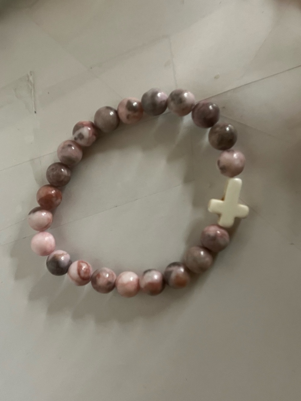 Stone stretch bracelet